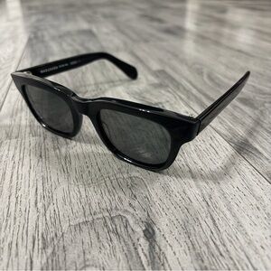 MASUNAGA Black Acetate Sunglasses Made in Japan